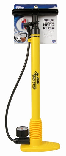 Custom Accessories 55001 High-Pressure Tire Pump w/Gauge & 3 Adapter, 140 PSI