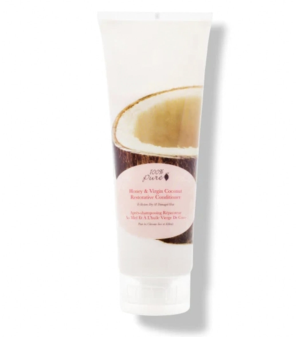 100% Pure Honey & Virgin Coconut Restorative Conditioner, 8 oz - 8 oz