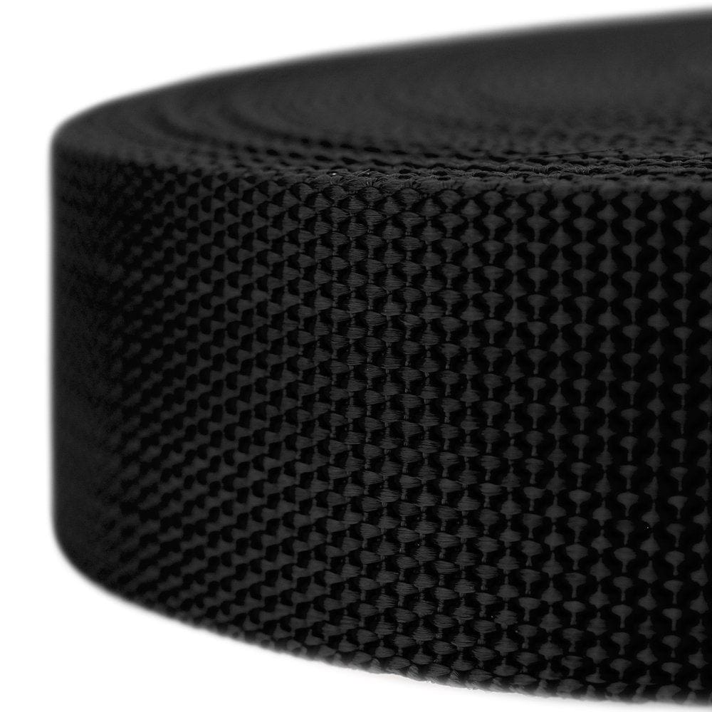 Country Brook Design&Reg; 1 1/2 Inch Black Heavy Polypropylene (Polypro) Webbing