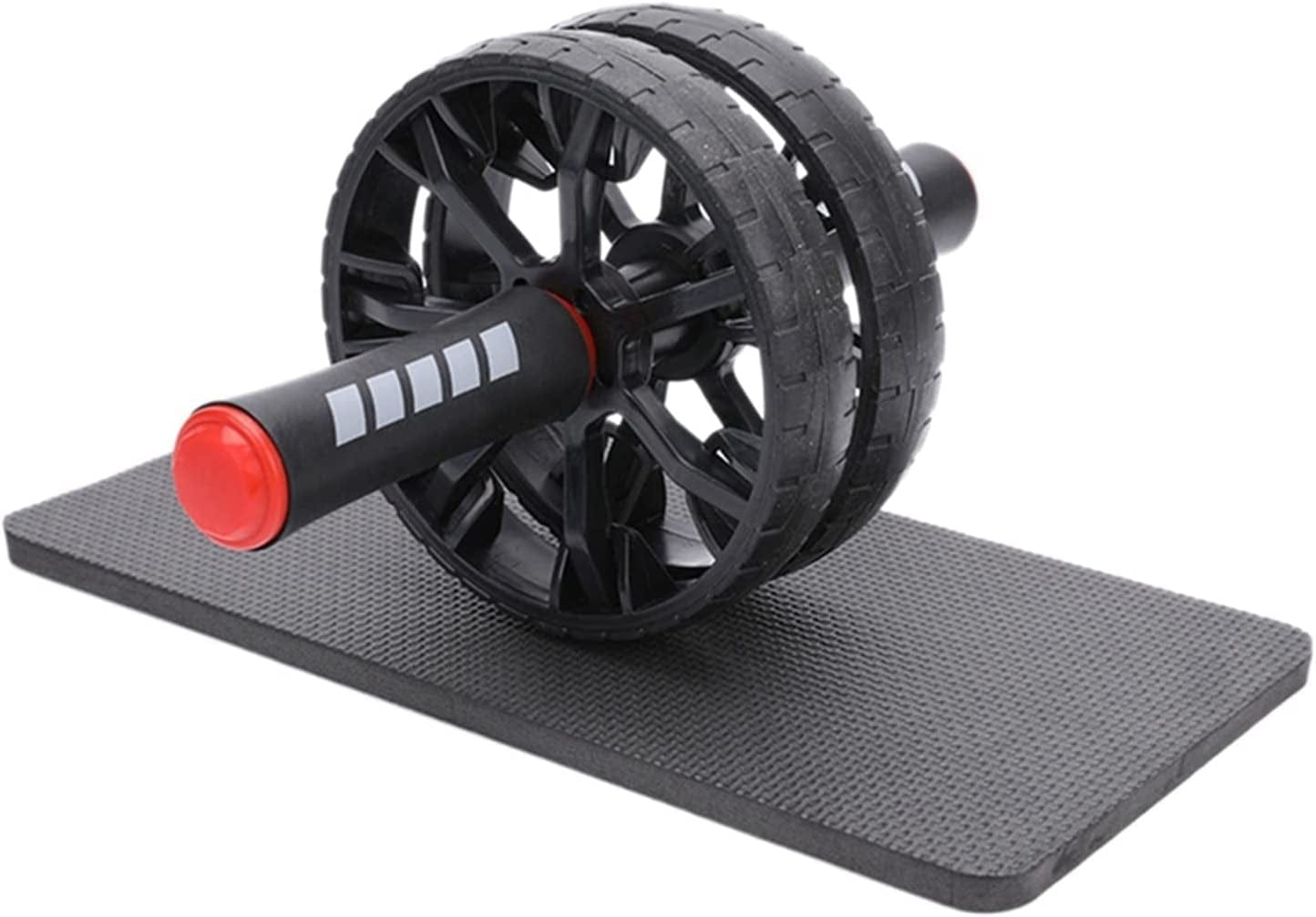 FSLLOVE Abdominal Training Equipment AB Roller Ab Roller Wheel Exercise Equipment Wheel Compatible with Man and Women Compatible with Home Gym Exercise Machine (Color : Black)